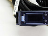 Keyence FS-V1 amplifier close-up of front digital display panel with MODE button and up/down arrows