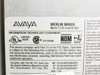 Avaya Merlin Magix 515A Control Unit label closeup showing Model 515A, UL/CSA/NOM certifications, FCC Part 15 and Part 68 compliance info
