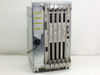Avaya Merlin Magix 515A Control Unit 108588542 – angled front/side view showing all installed modules with RJ45 ports and power module on left