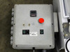 Process Technology DSL-VC-30-208X-15-LT controller enclosure front panel with emergency stop, control and heater switches, and digital temperature controller