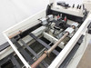 HTI Engineering HT-2 – top view of print platform showing squeegee carriage rails and linear guide rods