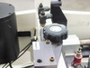 HTI Engineering HT-2 – close-up of Squeegee #2 pressure/flow adjustment knob and pneumatic block assembly