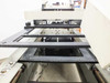 HTI Engineering HT-2 – low-angle view showing layered platform frames and underside print head mechanism