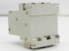 Mitsubishi CP30-BA circuit protector right side view showing DIN rail clip and terminal body