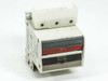 Mitsubishi CP30-BA circuit protector angled front-left view showing toggle handle and terminal block