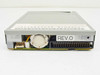 Sony MP-F17W-FP floppy drive – side view showing 34-pin IDC connector, power connector, and REV.0 label