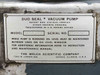 Welch Duo Seal Vacuum Pump model plate — Model R 1397, Welch Scientific Company, Skokie IL