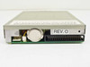 Sony MP-F17W-2PF floppy drive — rear panel view showing 34-pin data connector, power connector, and Rev. O sticker
