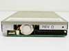 Sony MP-F17W-5PF — rear side view showing 34-pin data connector, power connector, and Rev O label