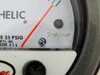 Dwyer Photohelic gauge face close-up showing model number 3060MR and Max Pressure 25 PSIG marking