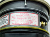 Dwyer A3060 Photohelic caution label – showing Max Pressure 25 PSIG (170 kPa), Max Temp 120°F, Min Temp 20°F
