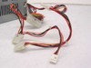 Compaq PS-5201-4C1 power supply connector harness detail showing 20-pin ATX motherboard connector, multiple Molex 4-pin drive connectors, and Berg floppy connector