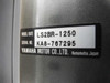 Yamaha Motor Co. robot body nameplate — Model/Date LS2BR-1250, Serial KA8-767295, Hamamatsu Japan