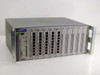 HP J4121A ProCurve Switch 4000M front panel with five J4111A 10/100Base-T modules installed in rackmount chassis