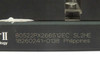 Intel Pentium II CPU label closeup showing part number 80522PX266512EC, SL2HE stepping, serial 18260241-0138, Philippines origin
