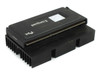 Intel Pentium II SL2HE 266MHz Slot 1 CPU with passive heatsink attached – top angled view showing Intel Pentium II branding