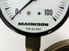 Matheson Standard Monel Gauge 0-100 PSI (0-700kPA) With Regulator (63-3312)