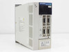 Mitsubishi MR-J2S-70A-U006 MELSERVO AC servo drive – front-left angled view showing DB-15 connectors and charge indicator