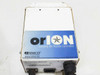 Simco Orion Ionizing Air Nozzle Controller – top view showing Orion logo label and bottom panel with IEC inlet and multi-pin connector ports