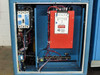 Interior electrical cabinet showing Control Concepts Model 3629C high-voltage controller and Westinghouse circuit breaker