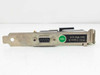 IBM 74F9327 ISA Token Ring card bracket close-up showing DB9 connector and 16/4 Mbps green sticker with FCC Class A label
