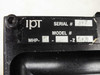 IPT component label on black substrate tray showing Serial Number and Model MHP-XX-Z-553