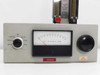 CEC 26-303 Moisture Monitor front panel close-up showing Parts Per Million by Volume analog meter, range multiplier selector (X1–X100), NOT CERTIFIED label, and serial tag 200205
