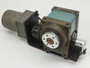 Tung Lee 4RK25GN-C motor and CD-6AS-004-P11A indexing drive assembly – opposite side view showing circular output flange and drive shaft