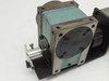 CD-6AS-004-P11A indexing drive gearbox close-up – output flange face with bolt pattern and secondary drive shaft visible