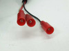Tung Lee 4RK25GN-C motor lead wires – three red female bullet connectors on black wiring harness
