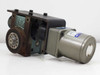 Tung Lee 4RK25GN-C reversible motor with 4.5D indexing drive – right-side view showing motor label and indexer housing