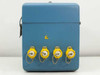 In-Situ HERMIT SE 1000C bottom view showing four yellow locking transducer interface ports with chain-tethered caps