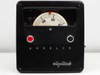 Wheelco Barber-Colman Amplitrol 152 temperature indicator front panel close-up with meter face and Wheelco nameplate