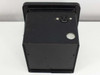 Rear view of Wheelco Amplitrol 152 panel gauge showing 3-pin AC receptacle and circular knockout port
