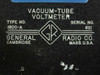 General Radio CO. GenRad 1800-A 115 Volts Vacuum-Tune Voltmeter