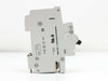 ABB S272-K4A circuit breaker — right-side view showing Ausloescharakteristik n. VDE 0660 label and auxiliary port opening