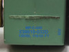 ASCO 8210G34N solenoid coil housing — close-up of side label showing coil part number 238610-032D, MP-C-080, 120/60 110/50 FT ratings, with green corrosion streak visible on housing surface
