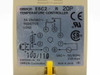 Omron E5C2-R20P temperature controller label showing 3A 250VAC relay output, 100/110VAC 50/60Hz 2VA max, Made in Japan, CE UL CSA markings