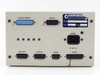 Compumotor 2100-1-S rear panel close-up showing 117 VAC 2A power rating label and DB-style connector layout