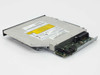 Sony CRX880A slim combo drive – rear angled view showing SATA connector on circuit board and Sony label on top