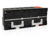 Mitsubishi Melsec PLC system – bottom/rear view showing module connectors and backplane wiring clips