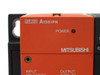 Mitsubishi A1S61PN MELSEC power supply module close-up – POWER indicator LED, INPUT 100-240V AC, OUTPUT 5VDC 5A labels visible