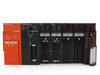 Mitsubishi Melsec PLC complete system – full front view with all modules installed: A1S61PN, A2SHCPU, 2x A1SX42, 2x A1SY42, A1SJ61BT11
