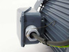 Yaskawa FELQ-5 – close-up of junction box with cable gland and three-phase lead wires exiting