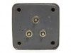 ADC 394876-4 Band Pass Filter — bottom face view showing three solder lug terminals and mounting hole pattern
