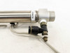 SMC CDM2B20-150 cylinder rear port end detail showing push-in speed controller fitting and sensor lead