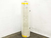Isovoltaic 370792 solar panel encapsulant film roll standing upright, wrapped in protective plastic with yellow tape