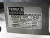 Tedea Huntleigh Model 1042 Single Point Load Cell label showing wiring color codes and manufacturer branding