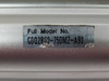 SMC CDQ2B63-75DMZ-A93 label close-up showing full model number CDQ2B63-75DMZ-A93