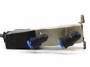 SMC VNA111A side profile showing push-in elbow fittings and solenoid mounting detail